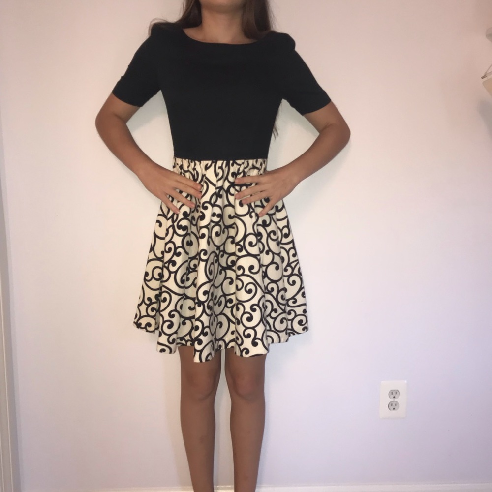 Black and White Dress